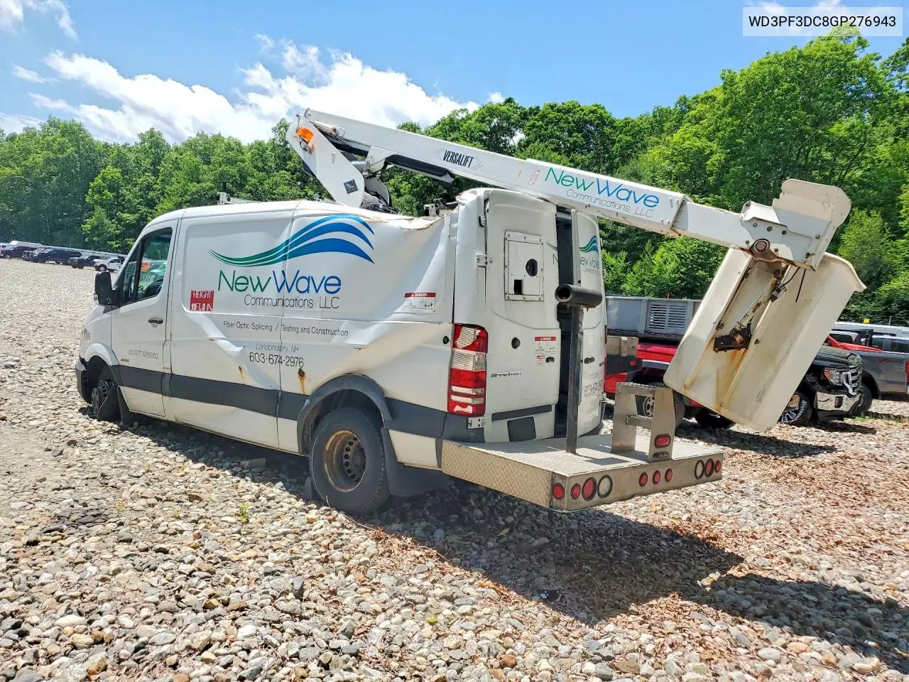 2016 Mercedes-Benz Sprinter 3500 Van With Bucket Lift VIN: WD3PF3DC8GP276943 Lot: 55148266