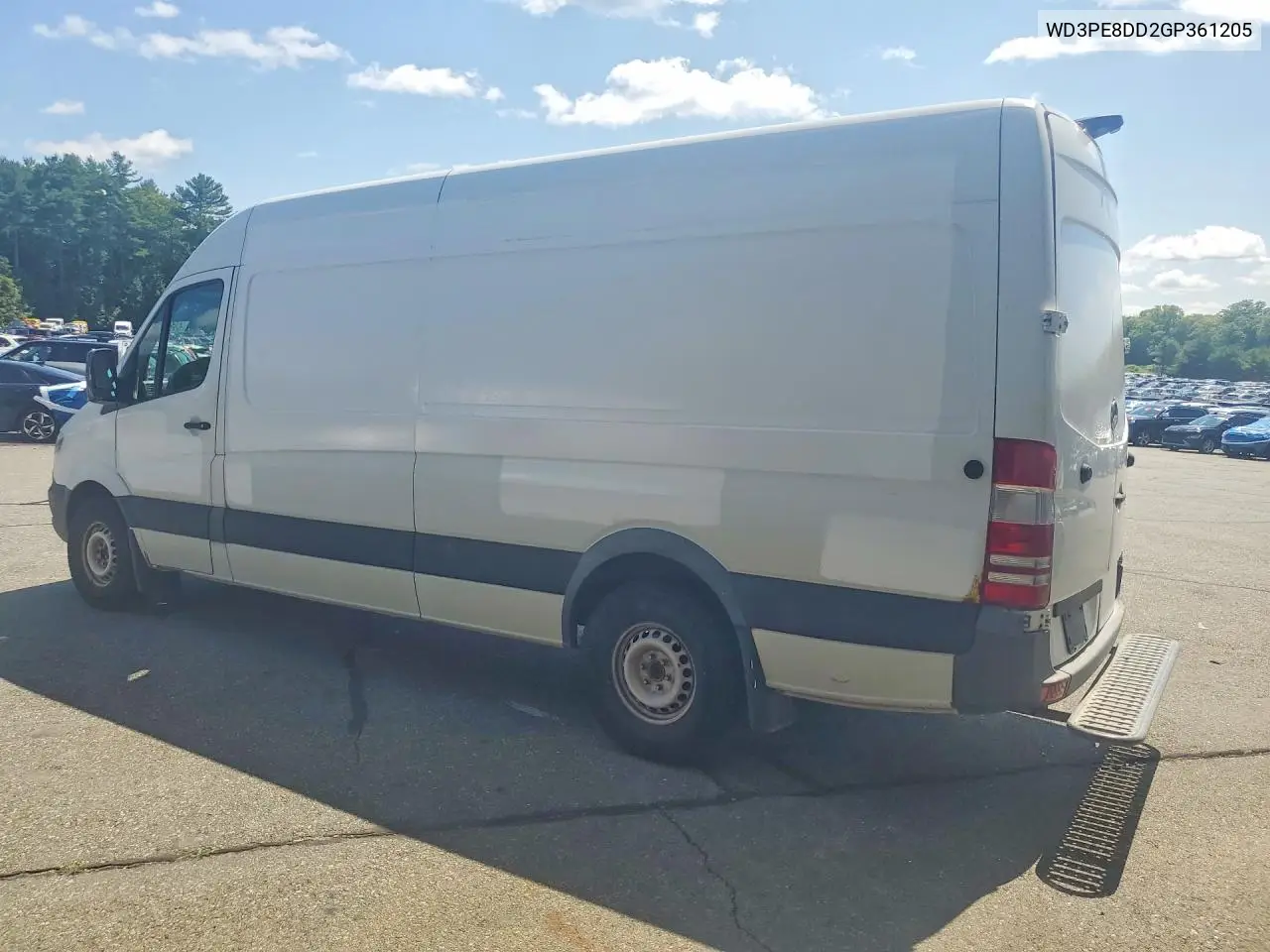 2016 Mercedes-Benz Sprinter 2500 Delivery Van VIN: WD3PE8DD2GP361205 Lot: 58522896
