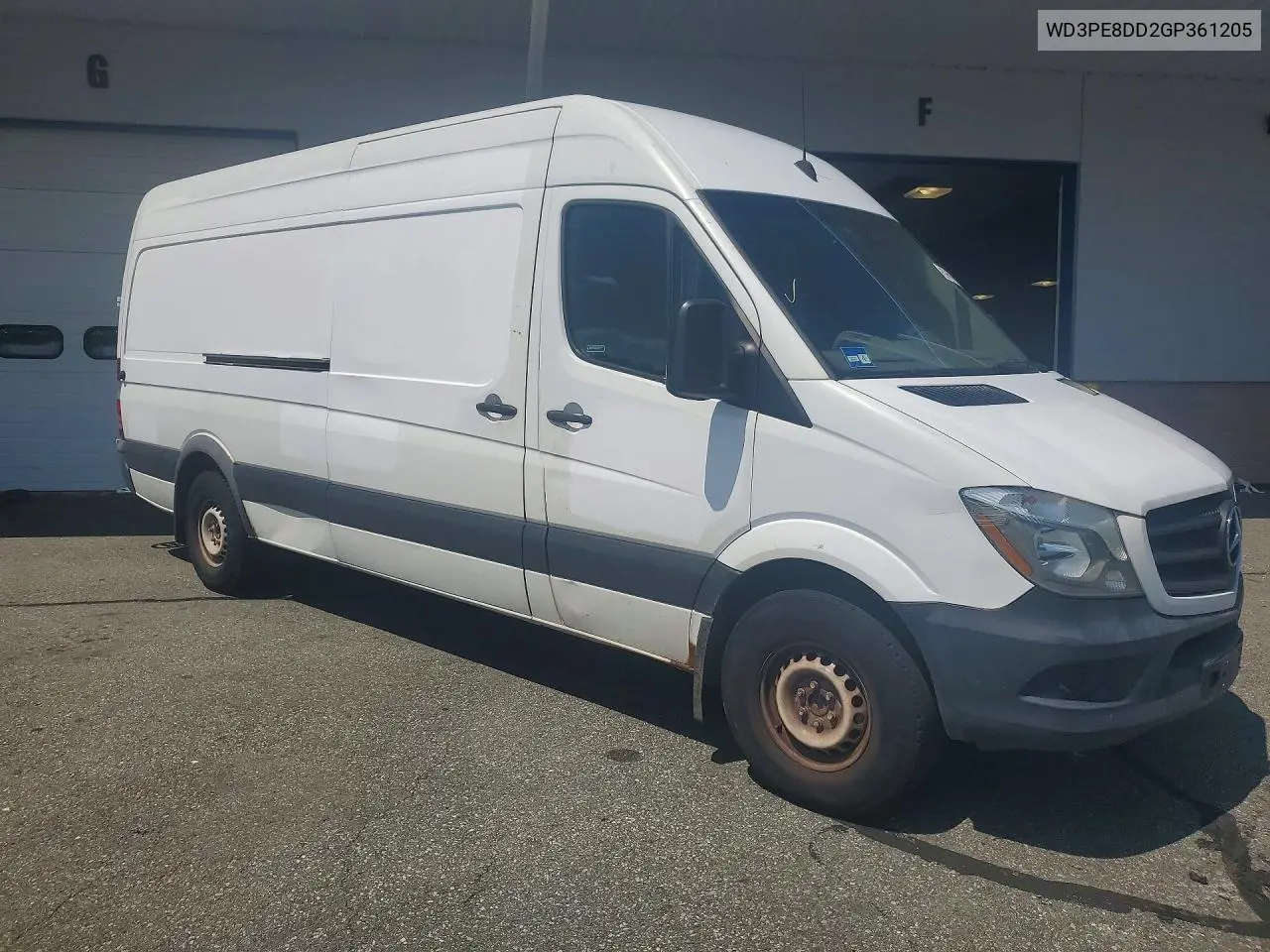 2016 Mercedes-Benz Sprinter 2500 Delivery Van VIN: WD3PE8DD2GP361205 Lot: 58522896