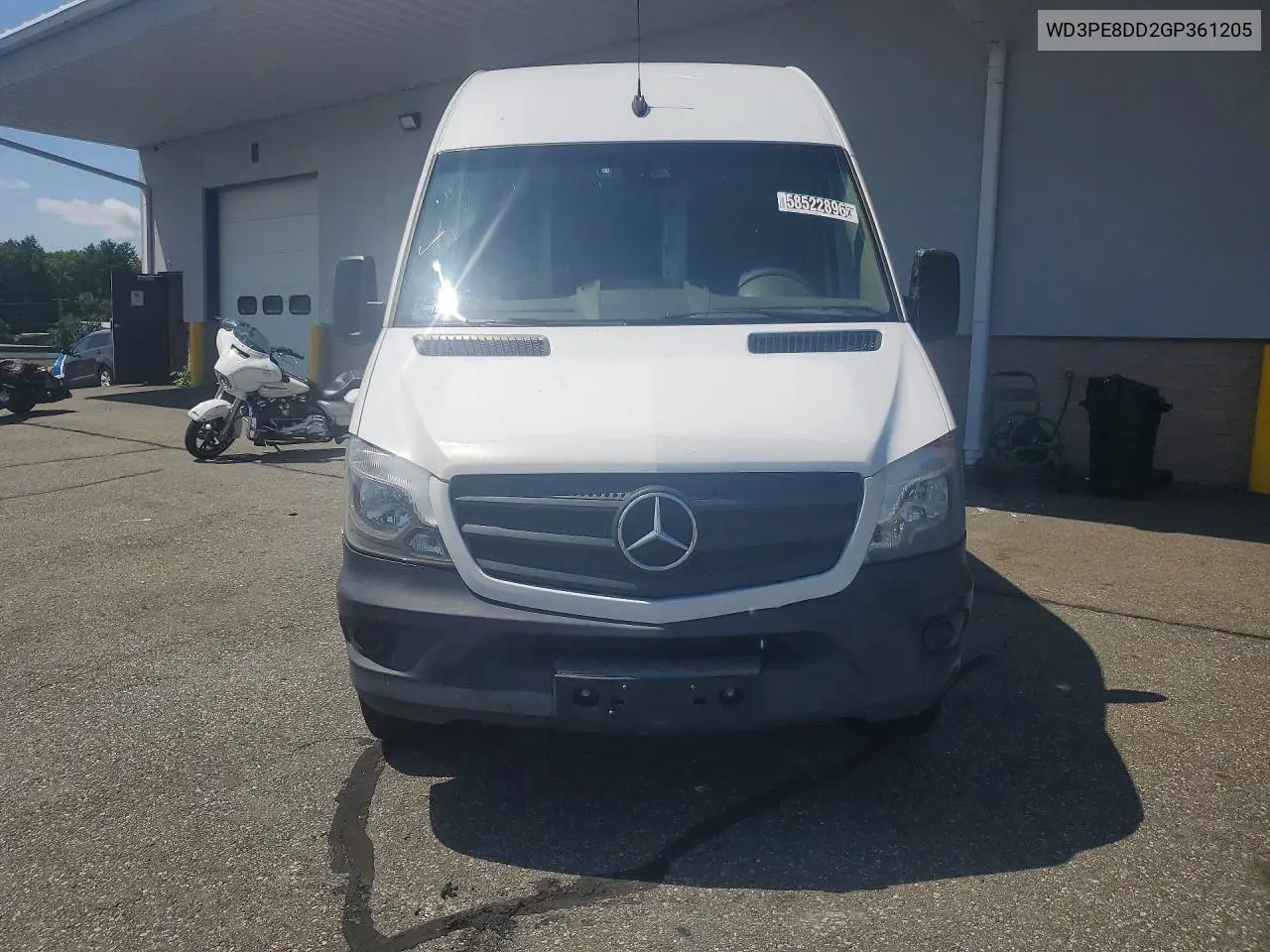 2016 Mercedes-Benz Sprinter 2500 Delivery Van VIN: WD3PE8DD2GP361205 Lot: 58522896