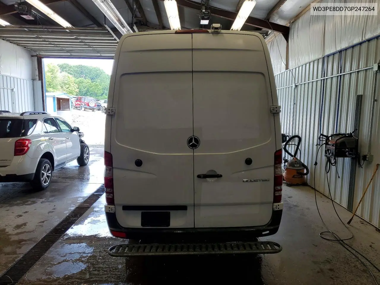 2016 Mercedes-Benz Sprinter 2500 Delivery Van VIN: WD3PE8DD7GP247264 Lot: 58743826