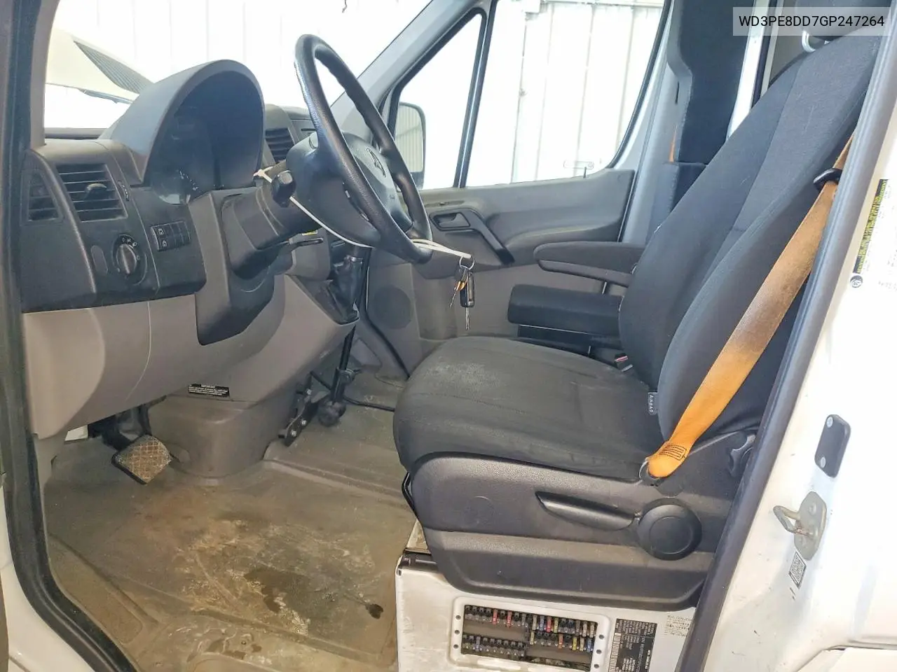 2016 Mercedes-Benz Sprinter 2500 Delivery Van VIN: WD3PE8DD7GP247264 Lot: 58743826