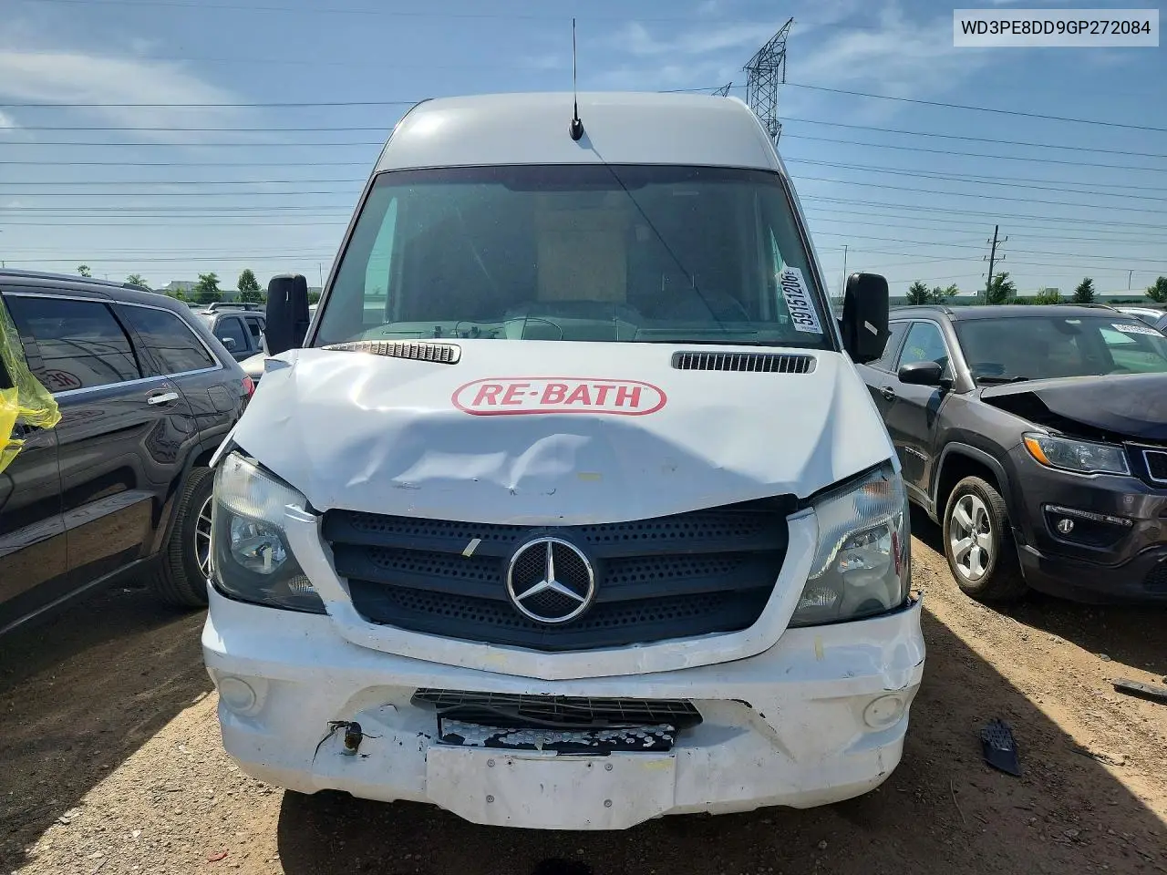 2016 Mercedes-Benz Sprinter 2500 VIN: WD3PE8DD9GP272084 Lot: 59151206