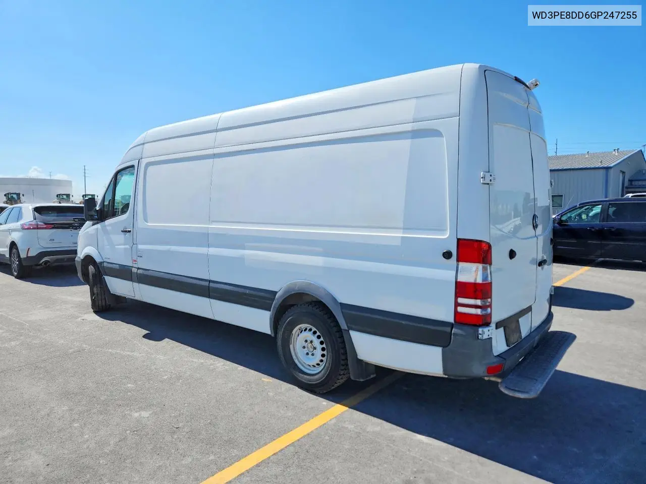 2016 Mercedes-Benz Sprinter 2500 VIN: WD3PE8DD6GP247255 Lot: 59289206