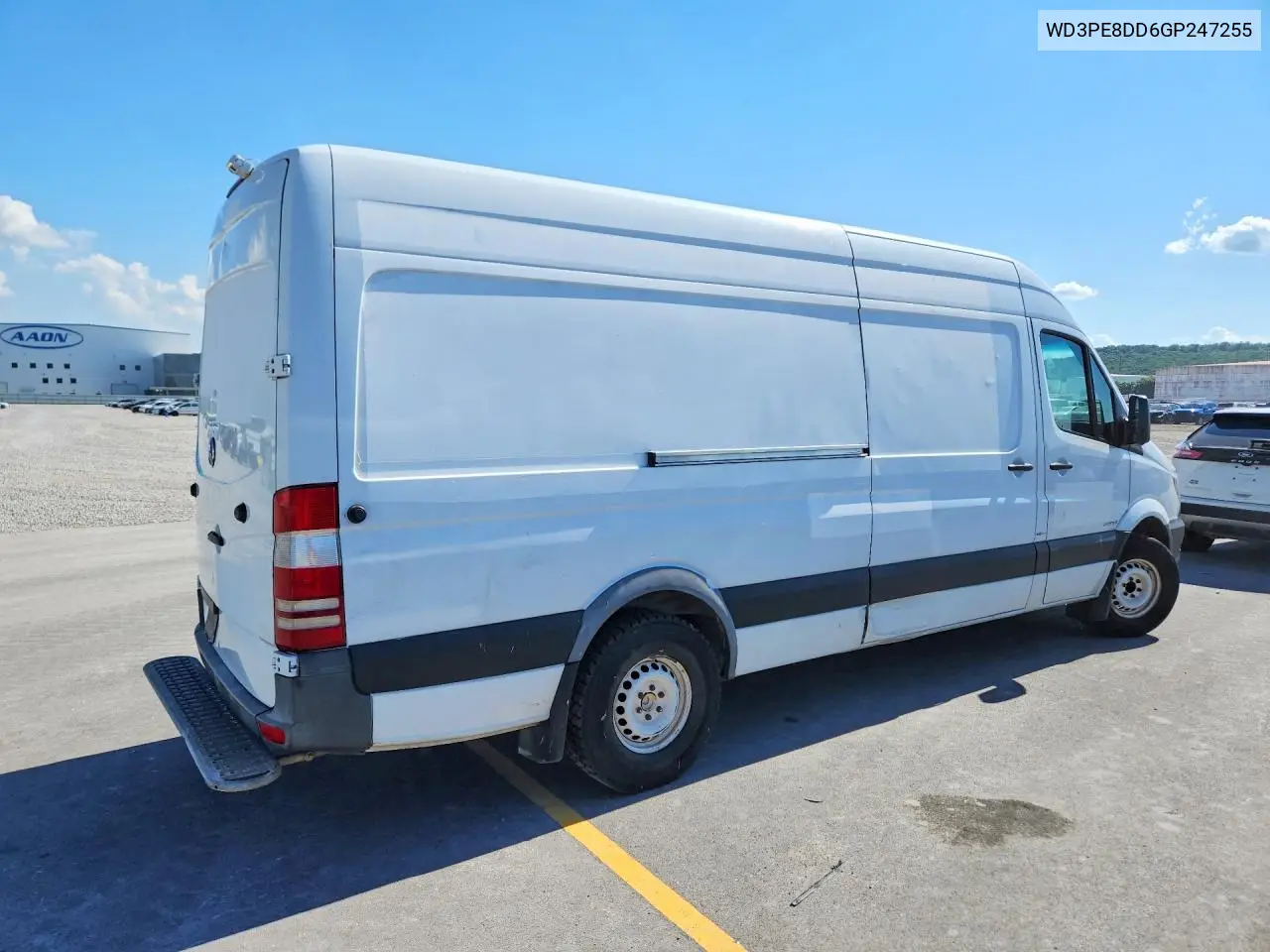 2016 Mercedes-Benz Sprinter 2500 VIN: WD3PE8DD6GP247255 Lot: 59289206