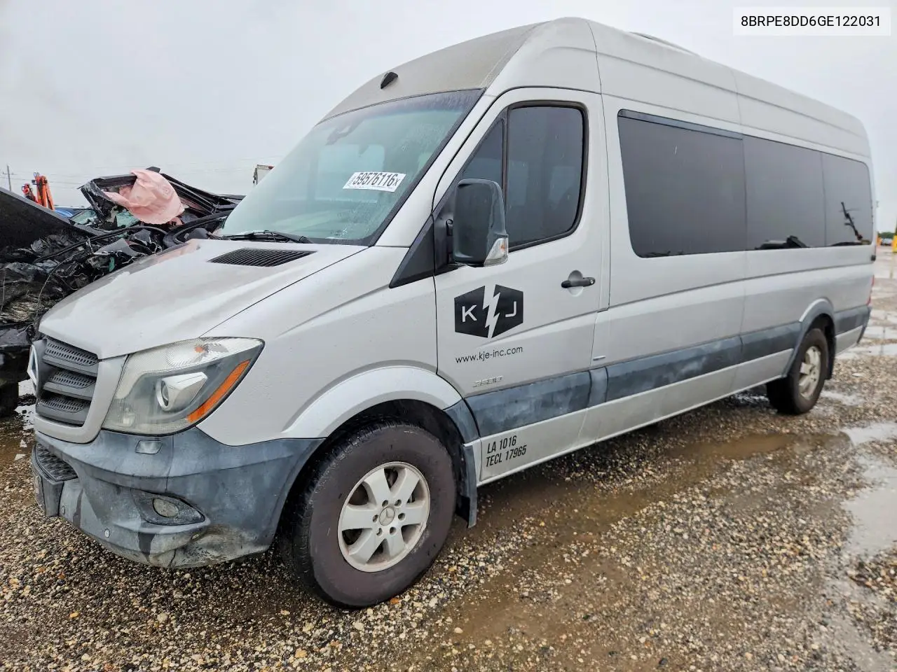 2016 Mercedes-Benz Sprinter 2500 VIN: 8BRPE8DD6GE122031 Lot: 59576116