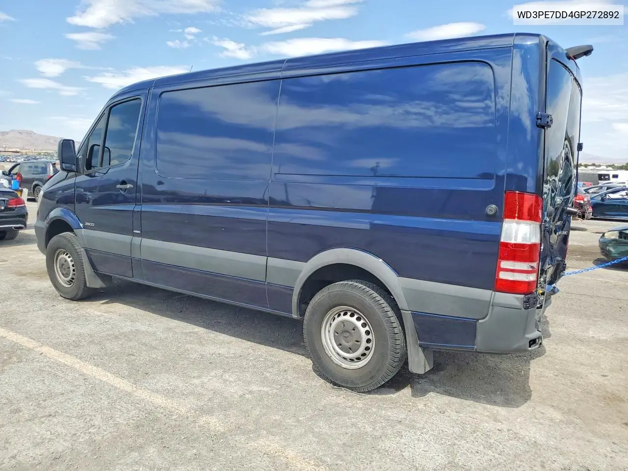 2016 Mercedes-Benz Sprinter 2500 VIN: WD3PE7DD4GP272892 Lot: 60212136