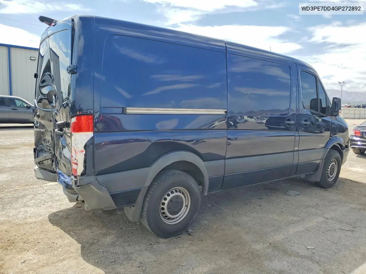 2016 Mercedes-Benz Sprinter 2500 VIN: WD3PE7DD4GP272892 Lot: 60212136