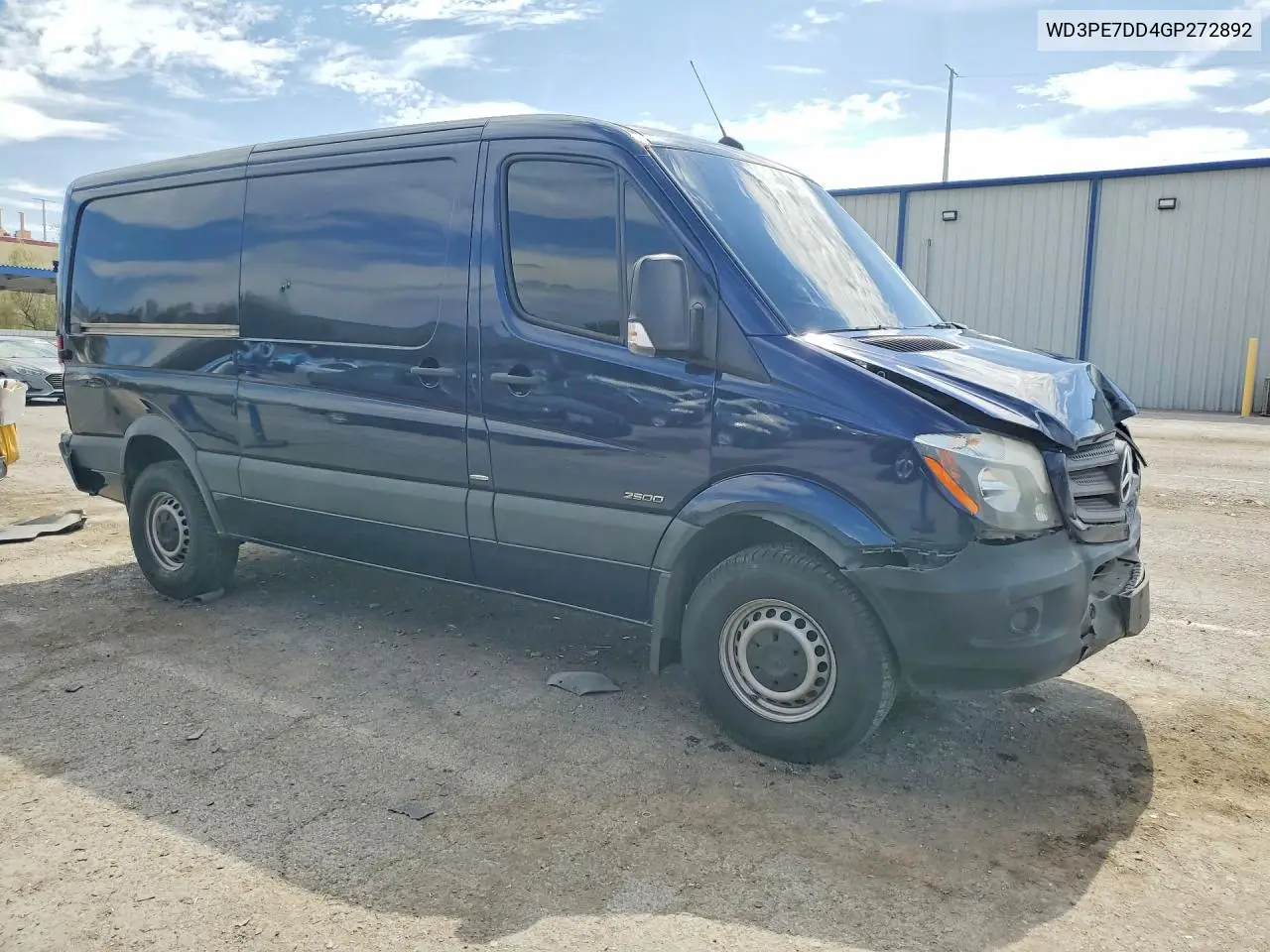 2016 Mercedes-Benz Sprinter 2500 VIN: WD3PE7DD4GP272892 Lot: 60212136
