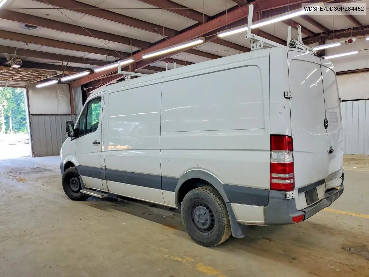 2016 Mercedes-Benz Sprinter 2500 VIN: WD3PE7DD3GP284452 Lot: 60669396