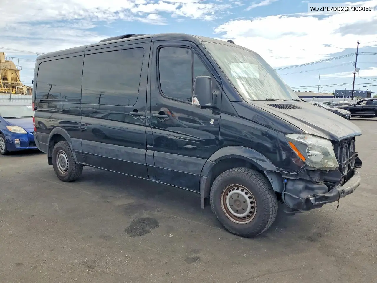 2016 Mercedes-Benz Sprinter 2500 VIN: WDZPE7DD2GP303059 Lot: 61794236