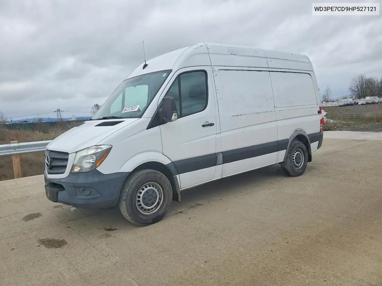 2017 Mercedes Benz Sprinter 2500 Utility / Service Van VIN: WD3PE7CD9HP527121 Lot: 59703816
