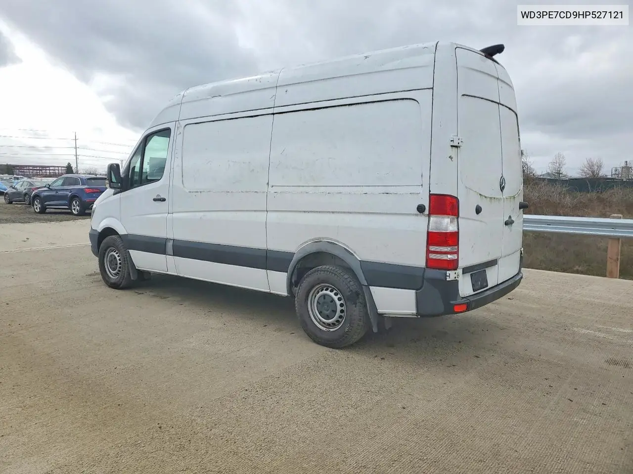 2017 Mercedes Benz Sprinter 2500 Utility / Service Van VIN: WD3PE7CD9HP527121 Lot: 59703816