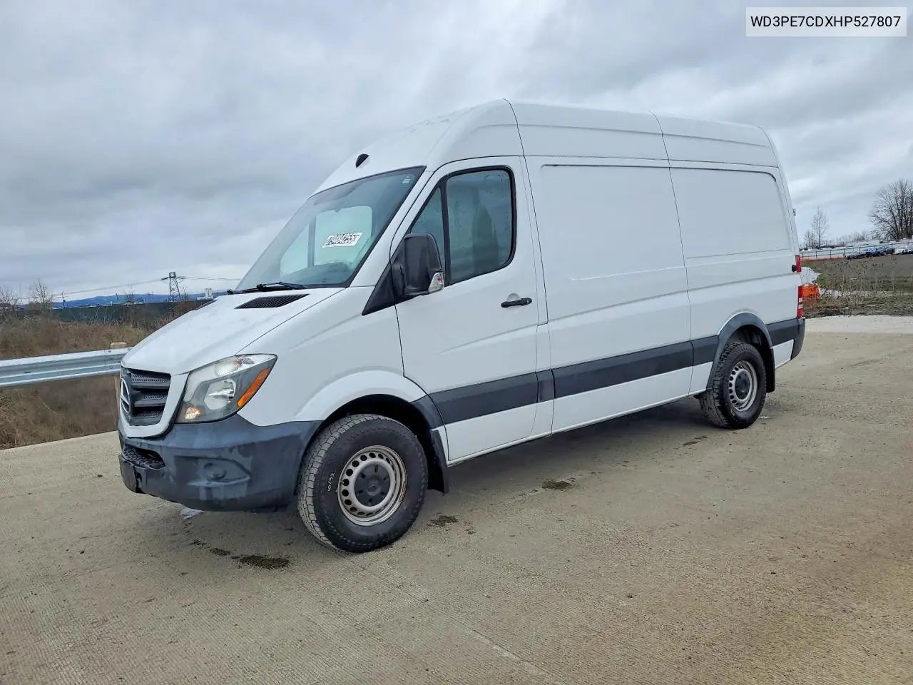 2017 Mercedes Benz Sprinter 2500 Delivery Van VIN: WD3PE7CDXHP527807 Lot: 59705886