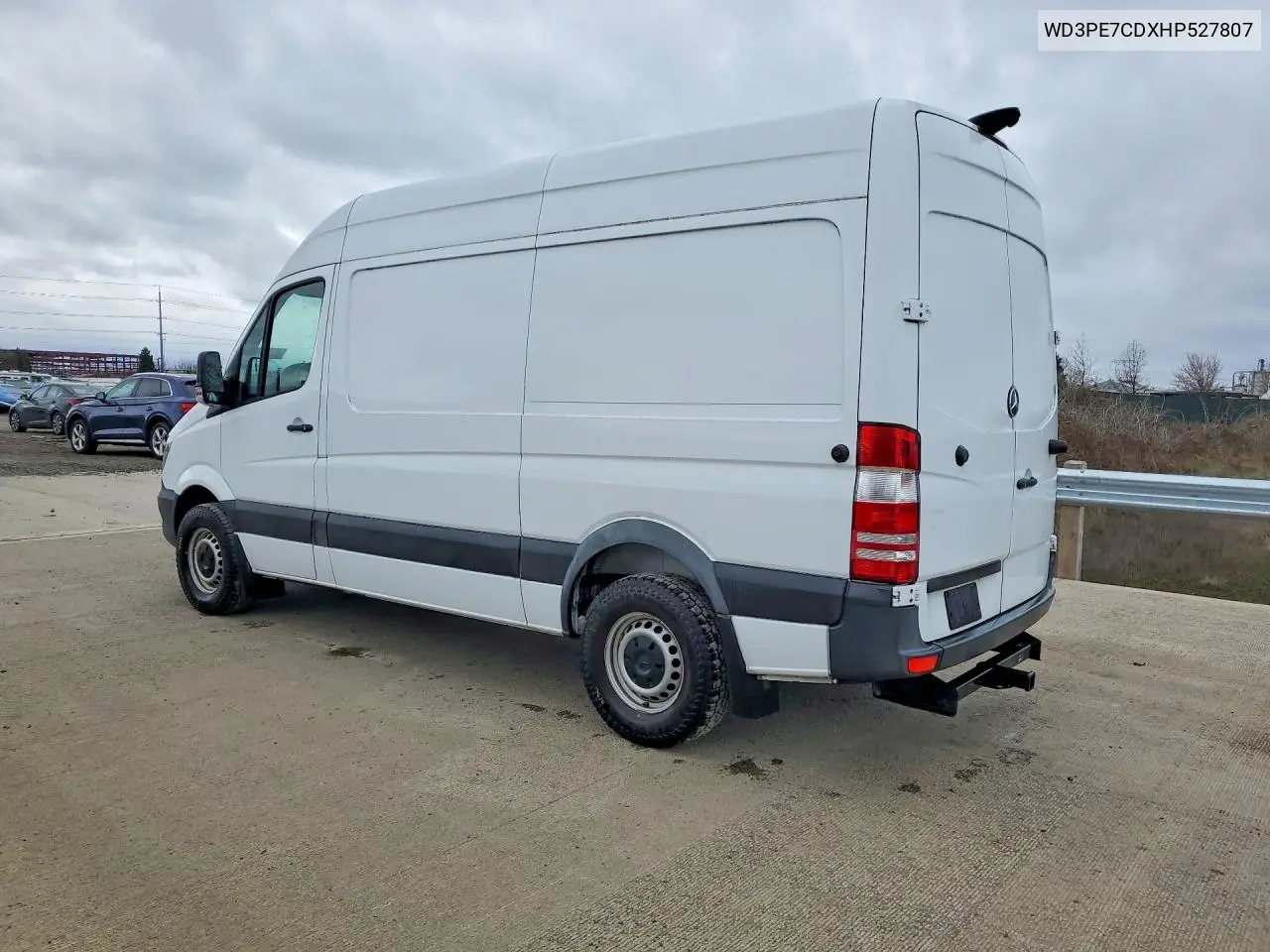 2017 Mercedes Benz Sprinter 2500 Delivery Van VIN: WD3PE7CDXHP527807 Lot: 59705886