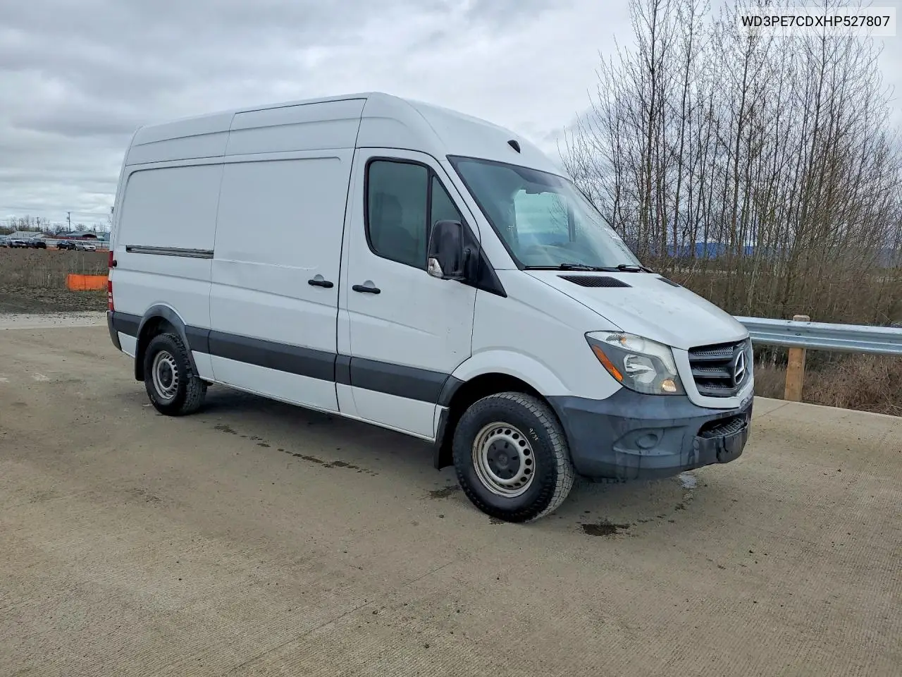 2017 Mercedes Benz Sprinter 2500 Delivery Van VIN: WD3PE7CDXHP527807 Lot: 59705886