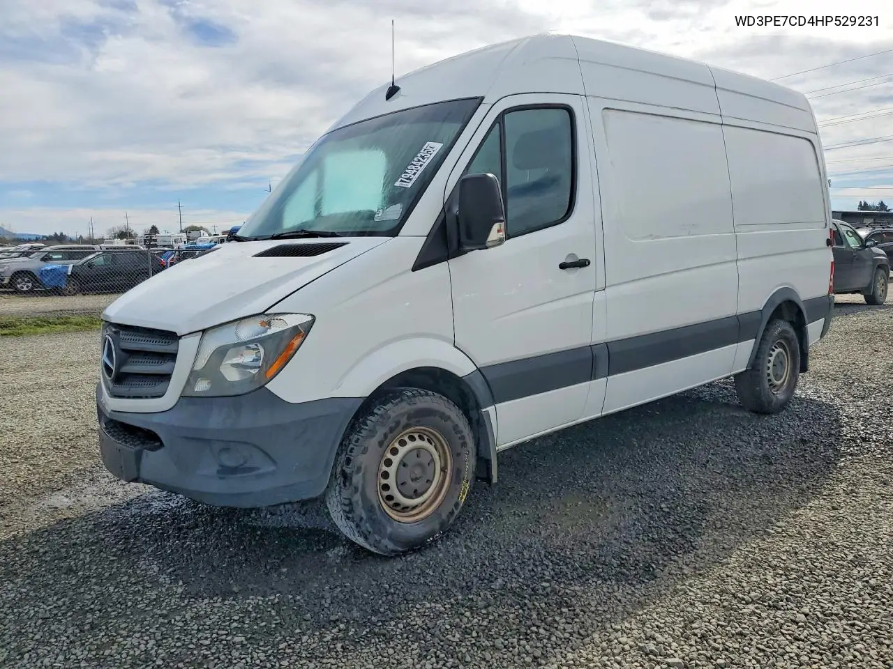 2017 Mercedes Benz Sprinter 2500 Delivery Van VIN: WD3PE7CD4HP529231 Lot: 59712756