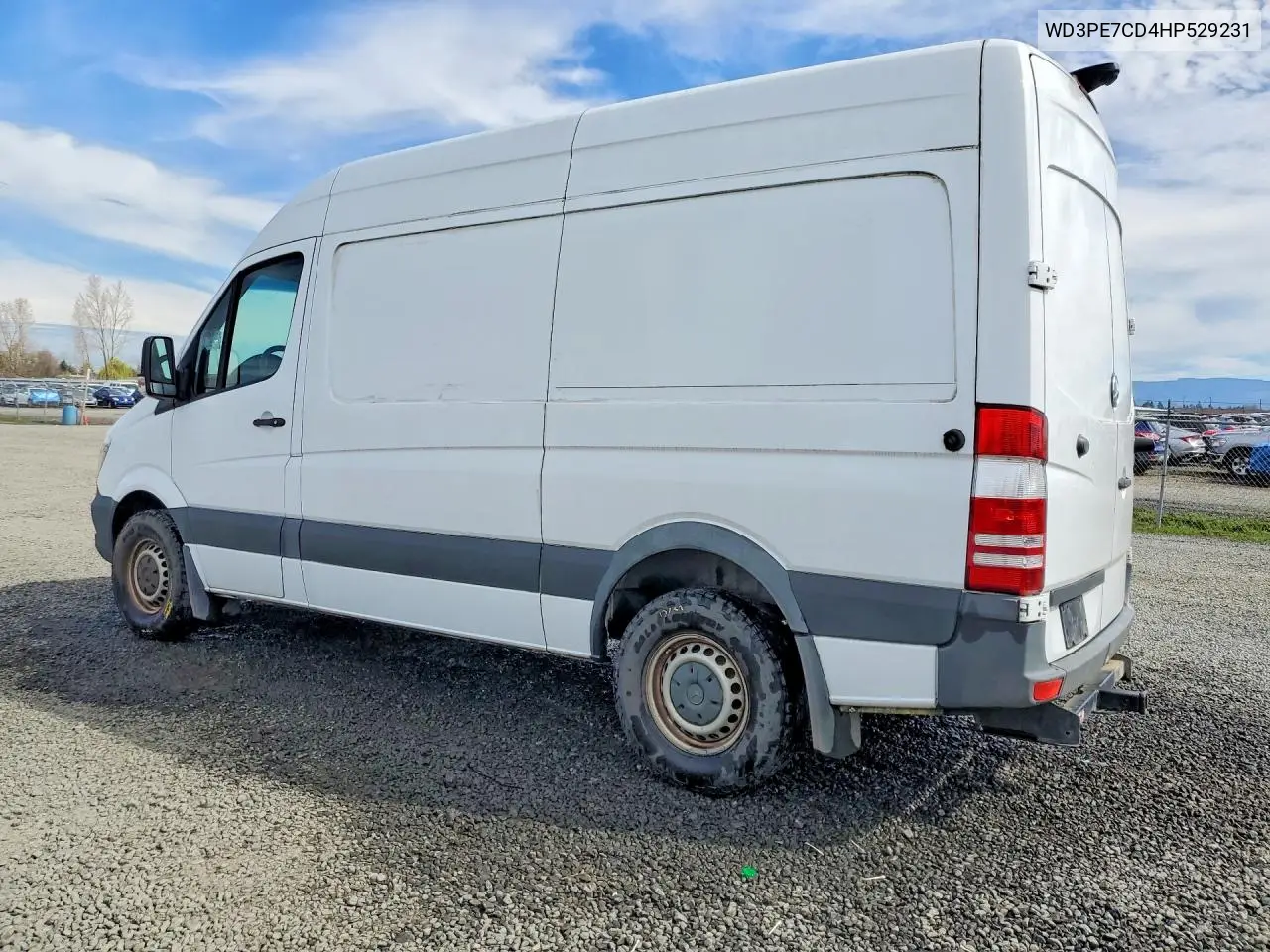 2017 Mercedes Benz Sprinter 2500 Delivery Van VIN: WD3PE7CD4HP529231 Lot: 59712756