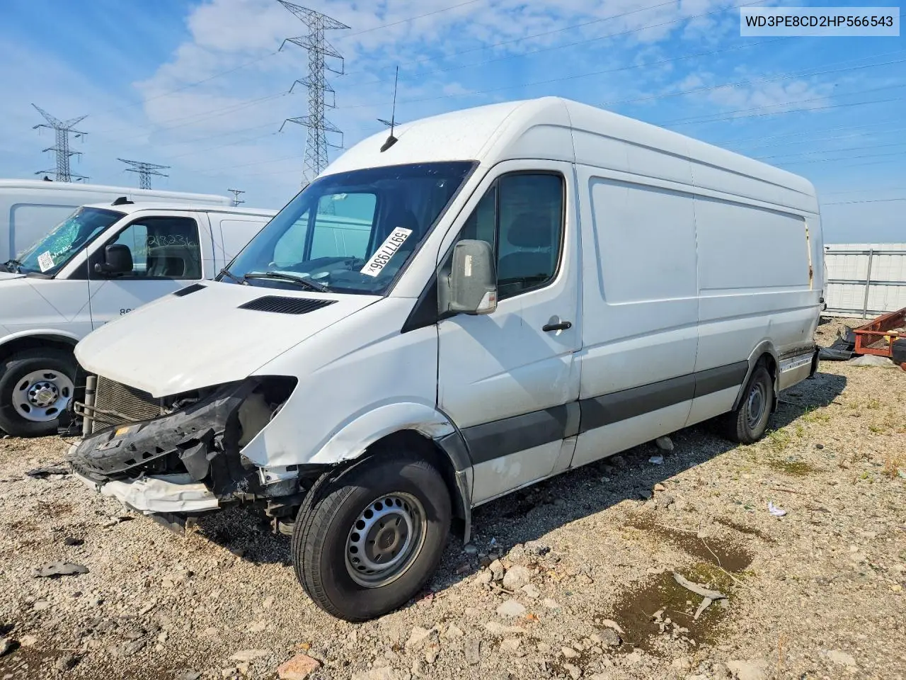 2017 Mercedes-Benz Sprinter 2500 VIN: WD3PE8CD2HP566543 Lot: 59777936