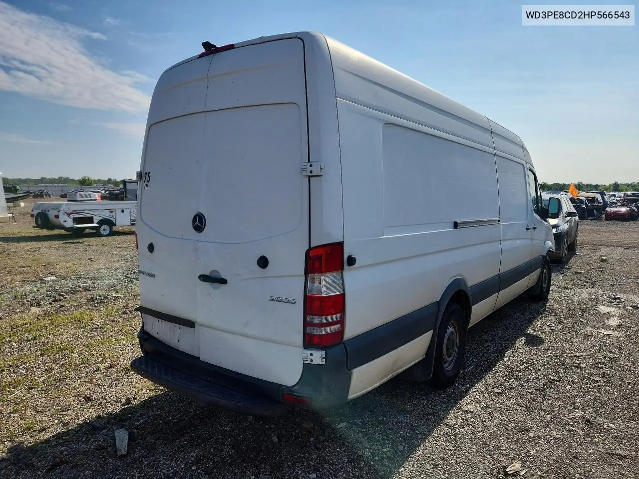 2017 Mercedes-Benz Sprinter 2500 VIN: WD3PE8CD2HP566543 Lot: 59777936