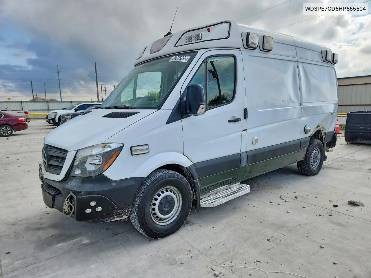 2017 Mercedes-Benz Sprinter 2500 VIN: WD3PE7CD6HP565504 Lot: 60835296