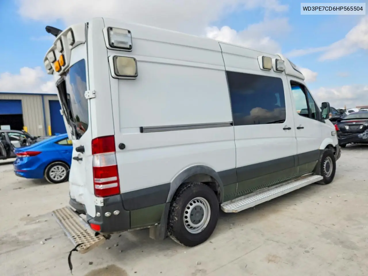 2017 Mercedes-Benz Sprinter 2500 VIN: WD3PE7CD6HP565504 Lot: 60835296