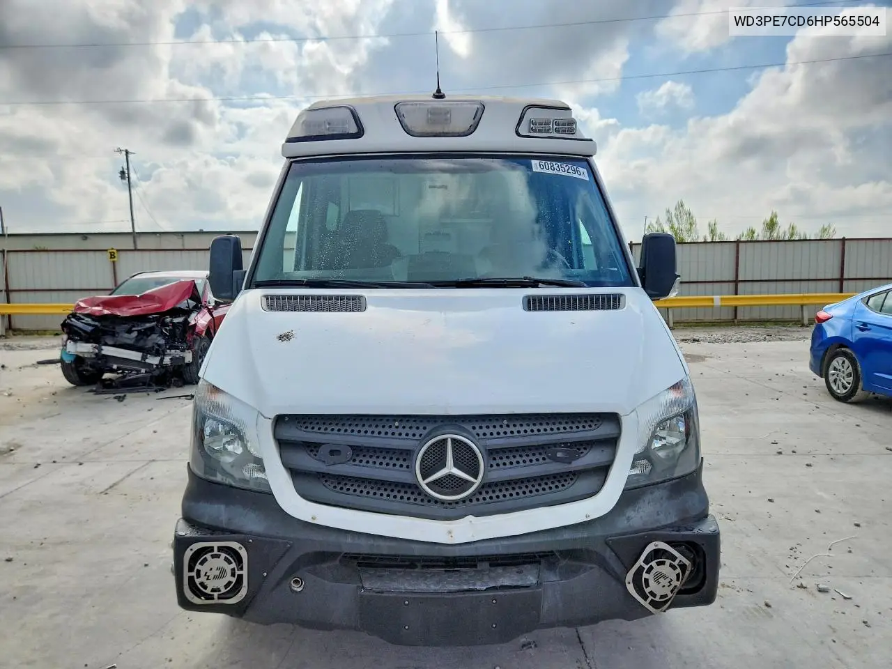 2017 Mercedes-Benz Sprinter 2500 VIN: WD3PE7CD6HP565504 Lot: 60835296