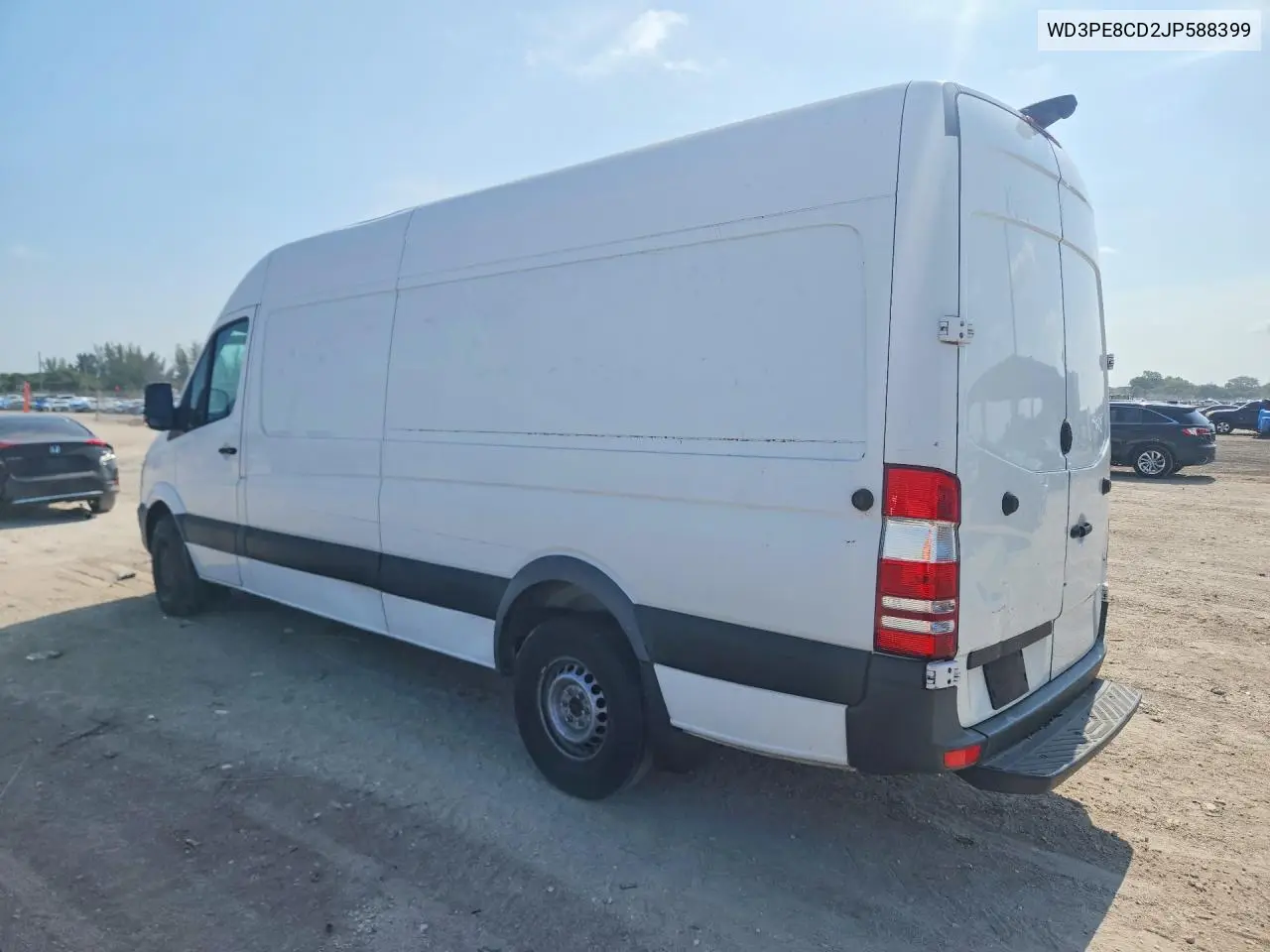 2018 Mercedes-Benz Sprinter 2500 VIN: WD3PE8CD2JP588399 Lot: 58154576