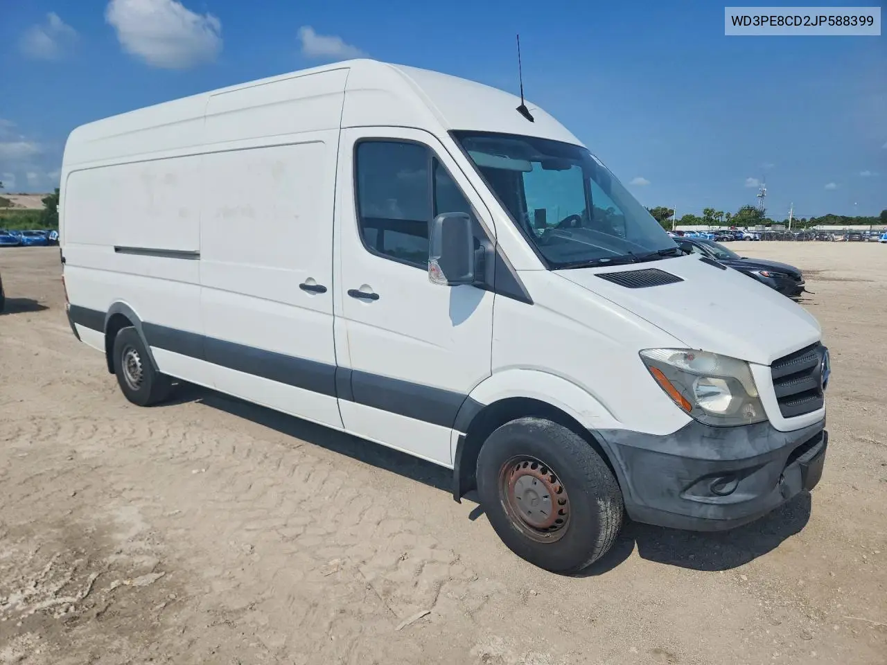 2018 Mercedes-Benz Sprinter 2500 VIN: WD3PE8CD2JP588399 Lot: 58154576