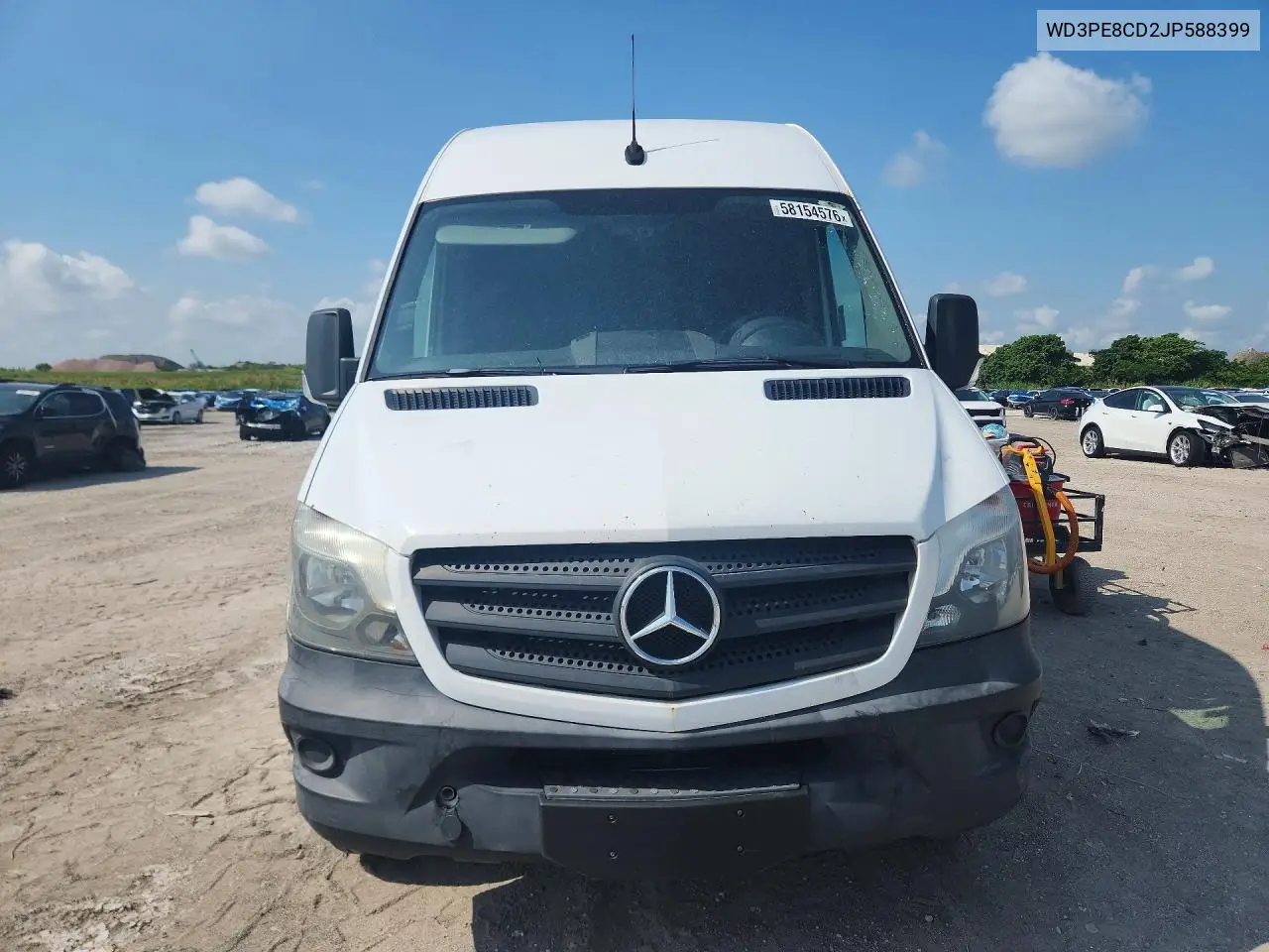 2018 Mercedes-Benz Sprinter 2500 VIN: WD3PE8CD2JP588399 Lot: 58154576