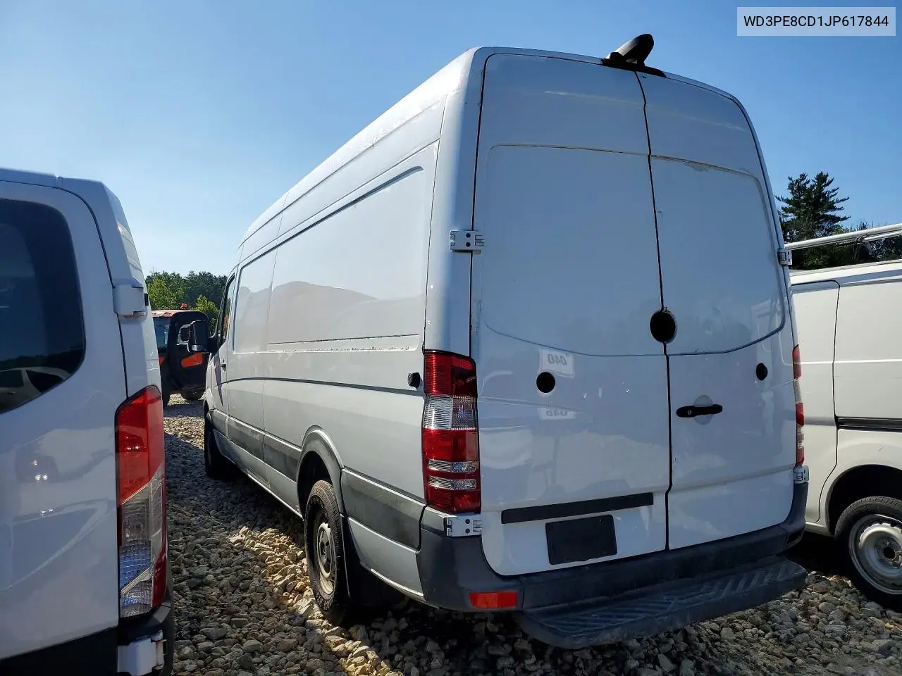 2018 Mercedes-Benz Sprinter 2500 VIN: WD3PE8CD1JP617844 Lot: 58494706
