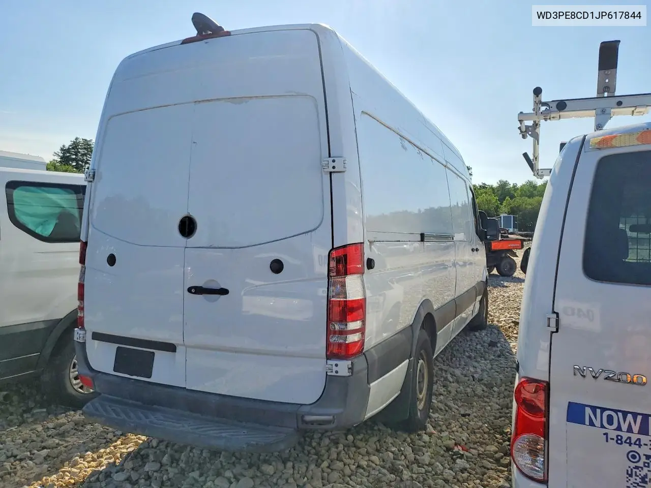 2018 Mercedes-Benz Sprinter 2500 VIN: WD3PE8CD1JP617844 Lot: 58494706
