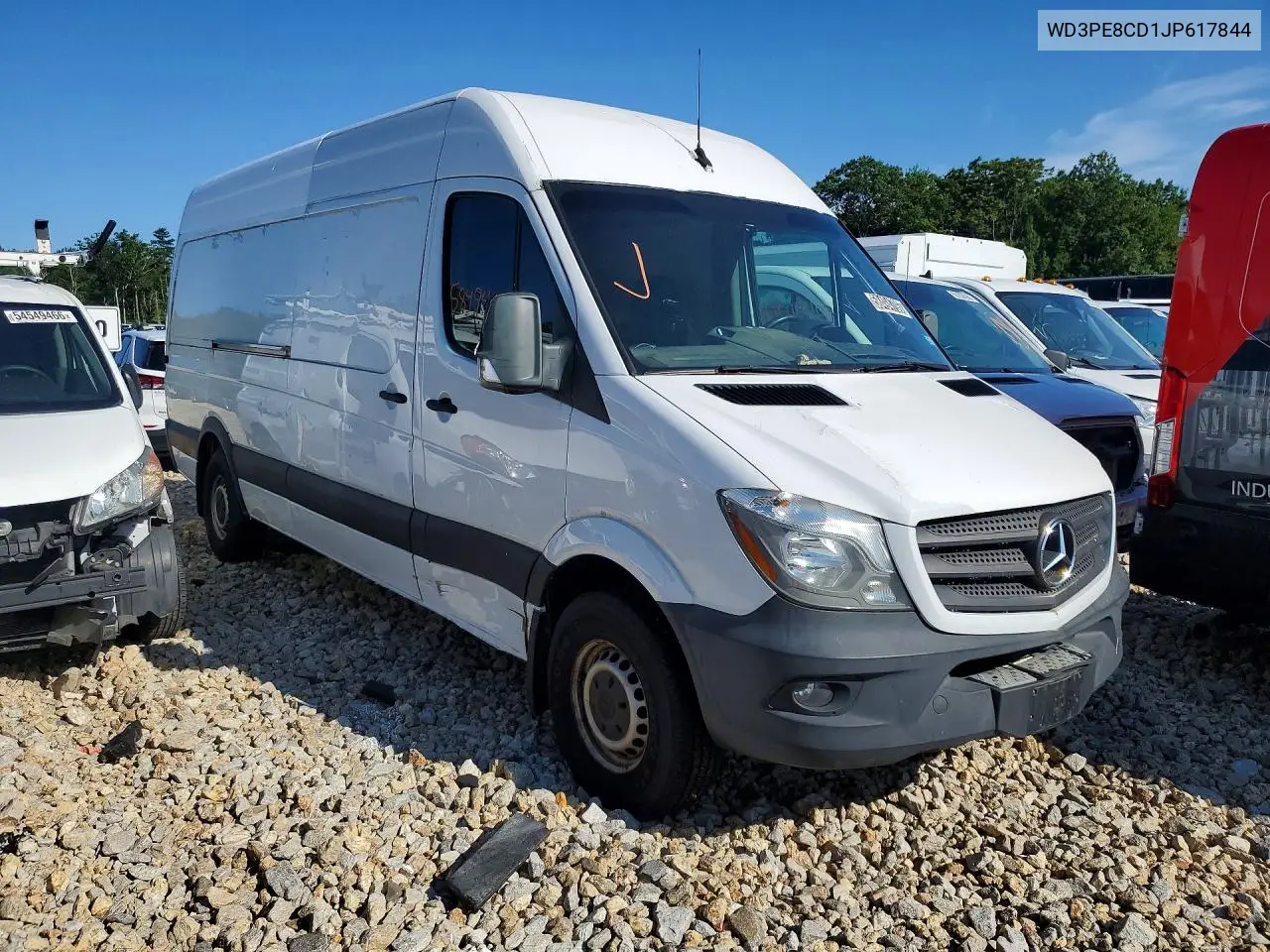 2018 Mercedes-Benz Sprinter 2500 VIN: WD3PE8CD1JP617844 Lot: 58494706