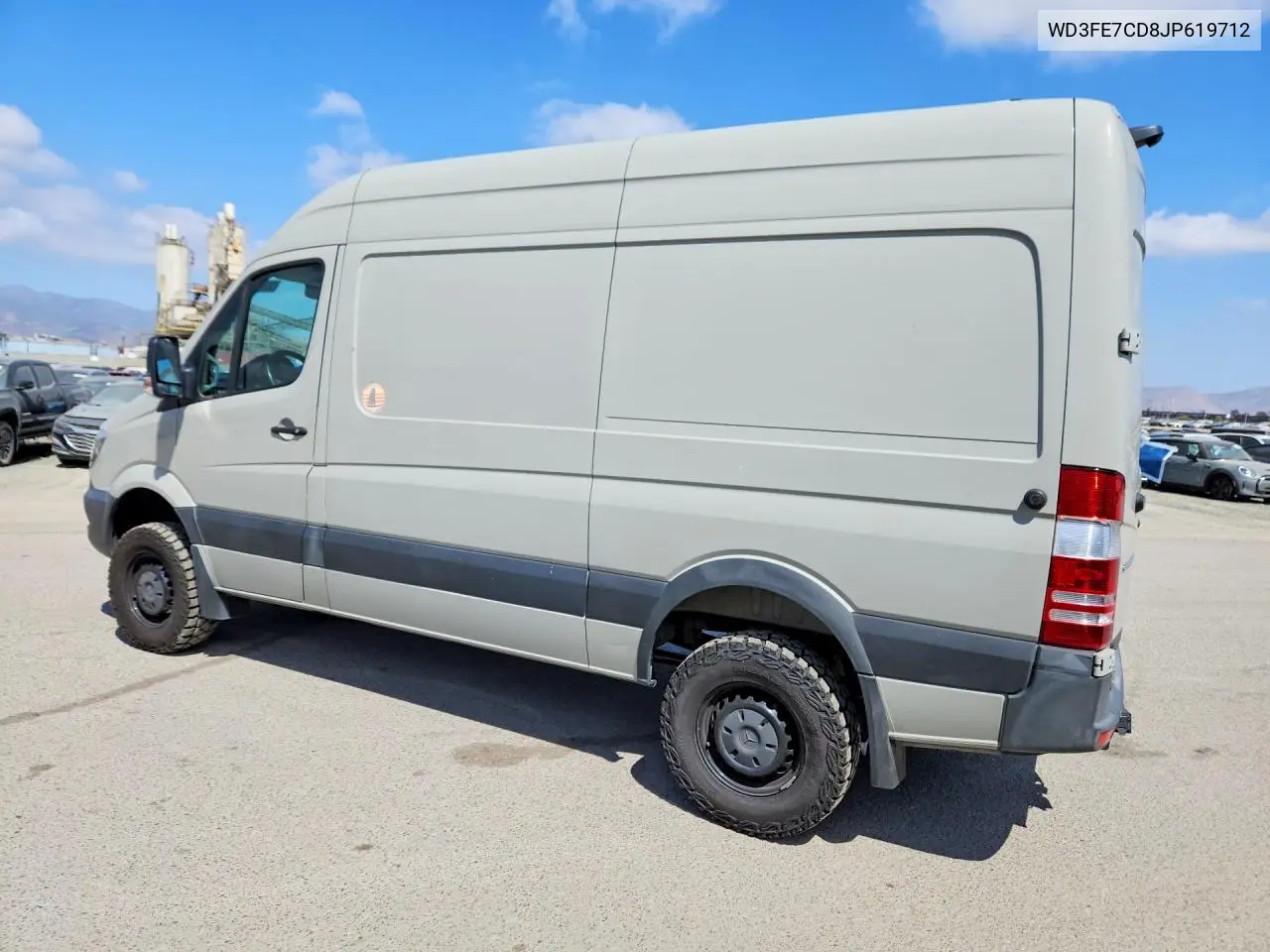 2018 Mercedes-Benz Sprinter 2500 Delivery Van VIN: WD3FE7CD8JP619712 Lot: 58881206