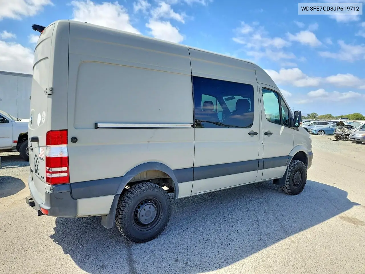 2018 Mercedes-Benz Sprinter 2500 Delivery Van VIN: WD3FE7CD8JP619712 Lot: 58881206