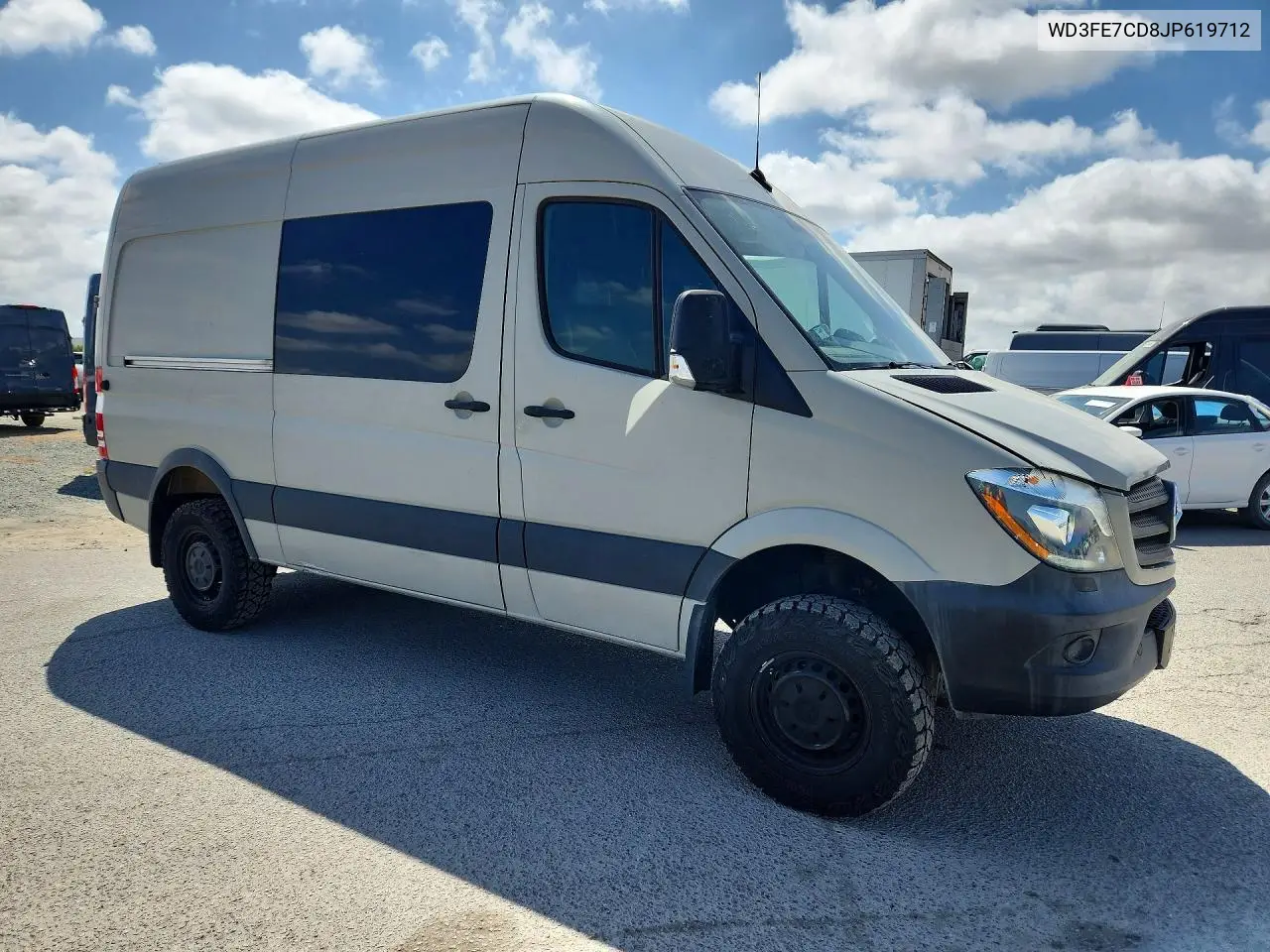 2018 Mercedes-Benz Sprinter 2500 Delivery Van VIN: WD3FE7CD8JP619712 Lot: 58881206