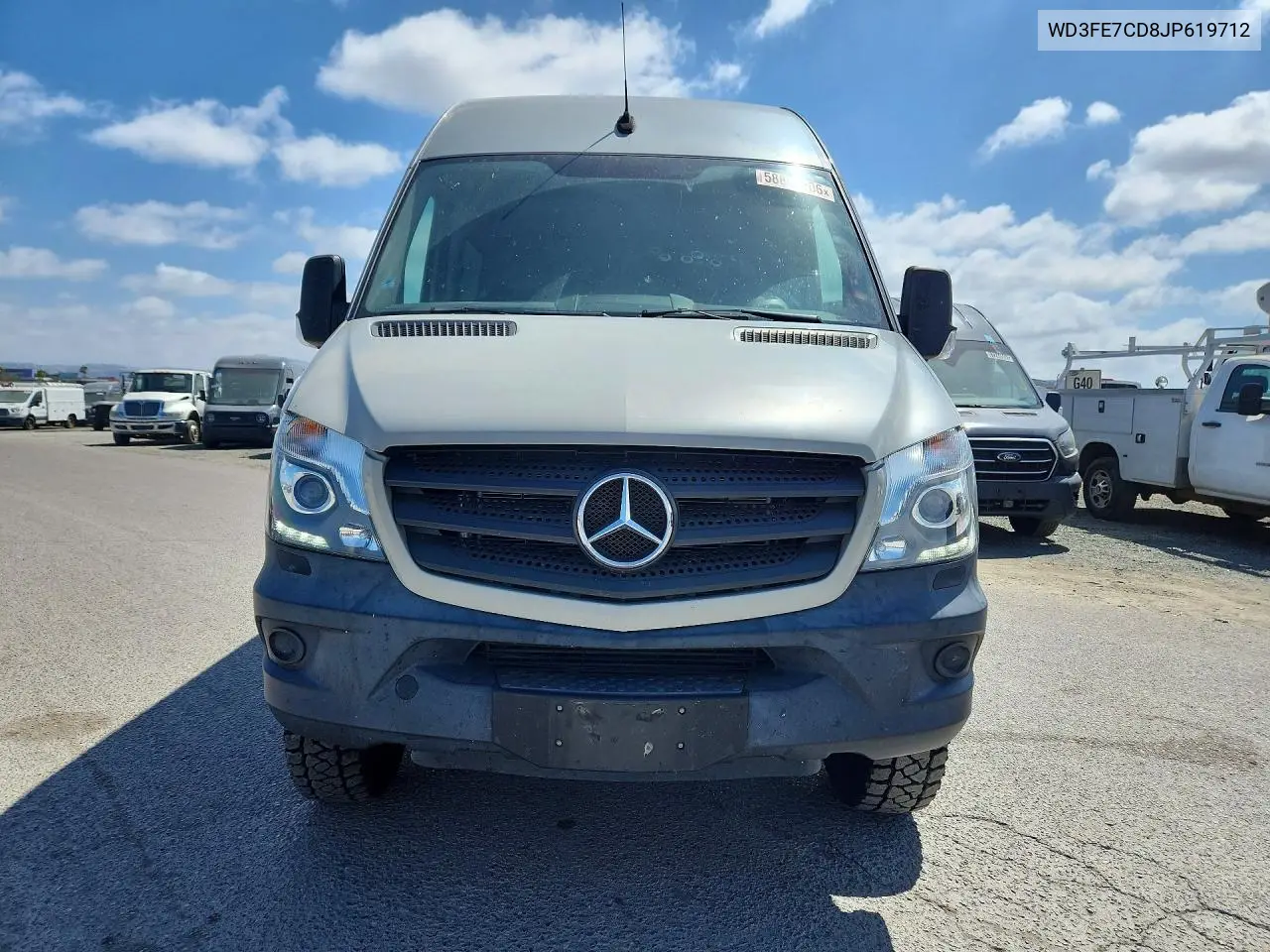 2018 Mercedes-Benz Sprinter 2500 Delivery Van VIN: WD3FE7CD8JP619712 Lot: 58881206
