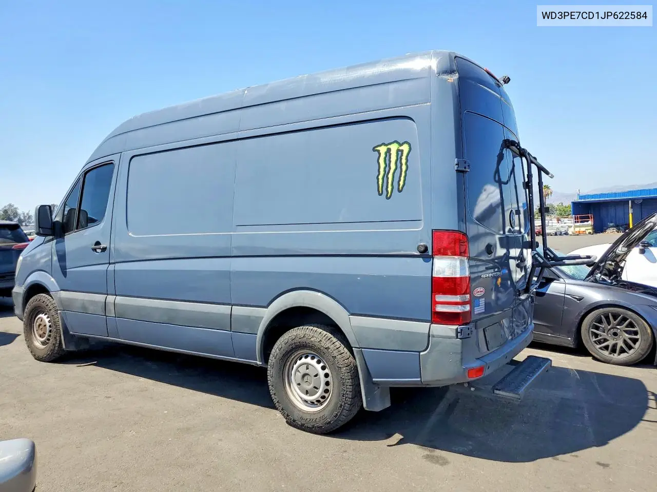 2018 Mercedes-Benz Sprinter 2500 VIN: WD3PE7CD1JP622584 Lot: 58900906
