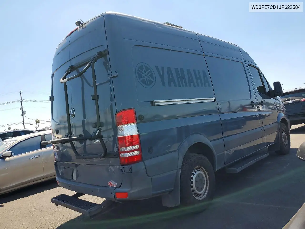 2018 Mercedes-Benz Sprinter 2500 VIN: WD3PE7CD1JP622584 Lot: 58900906