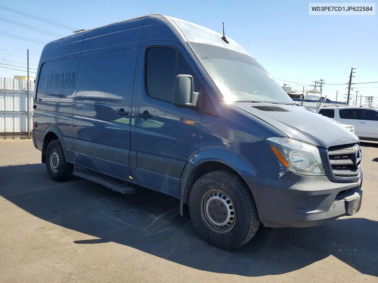 2018 Mercedes-Benz Sprinter 2500 VIN: WD3PE7CD1JP622584 Lot: 58900906