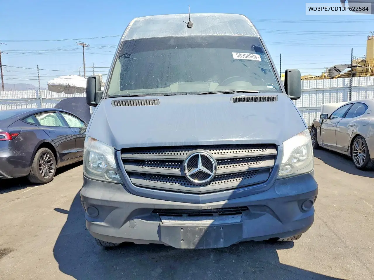 2018 Mercedes-Benz Sprinter 2500 VIN: WD3PE7CD1JP622584 Lot: 58900906