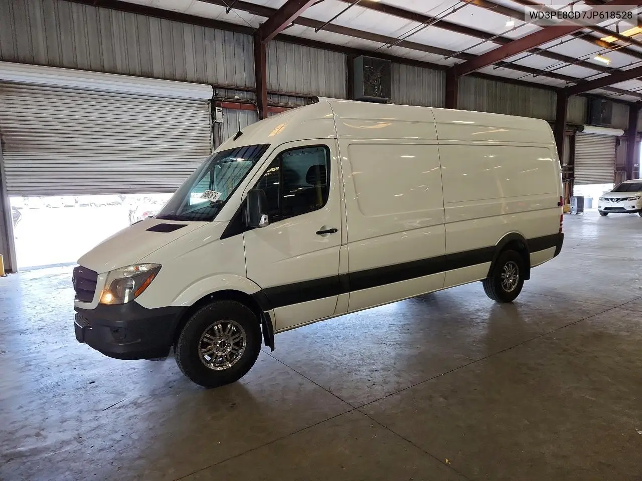2018 Mercedes-Benz Sprinter 2500 Delivery Van VIN: WD3PE8CD7JP618528 Lot: 59602676