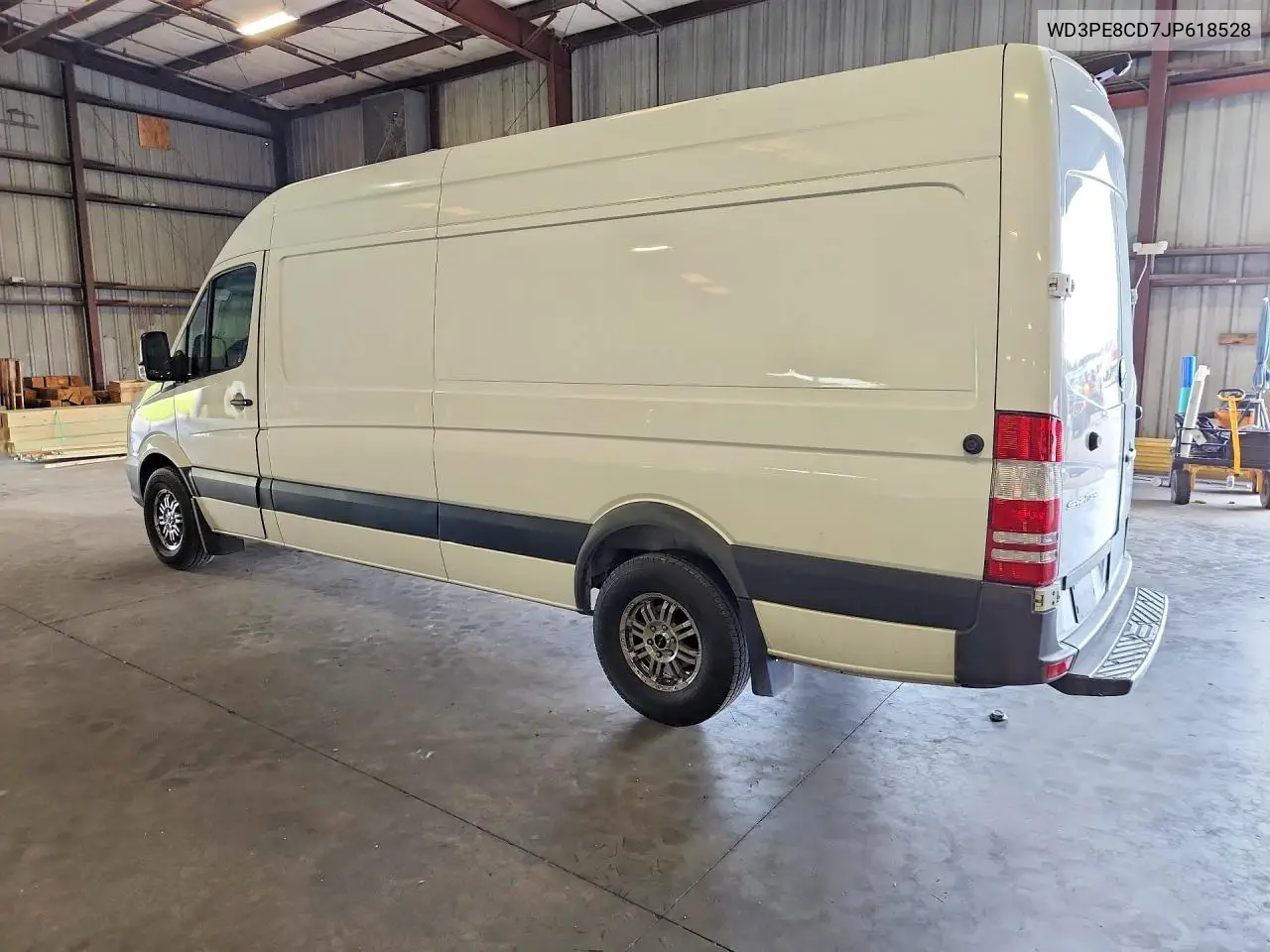 2018 Mercedes-Benz Sprinter 2500 Delivery Van VIN: WD3PE8CD7JP618528 Lot: 59602676