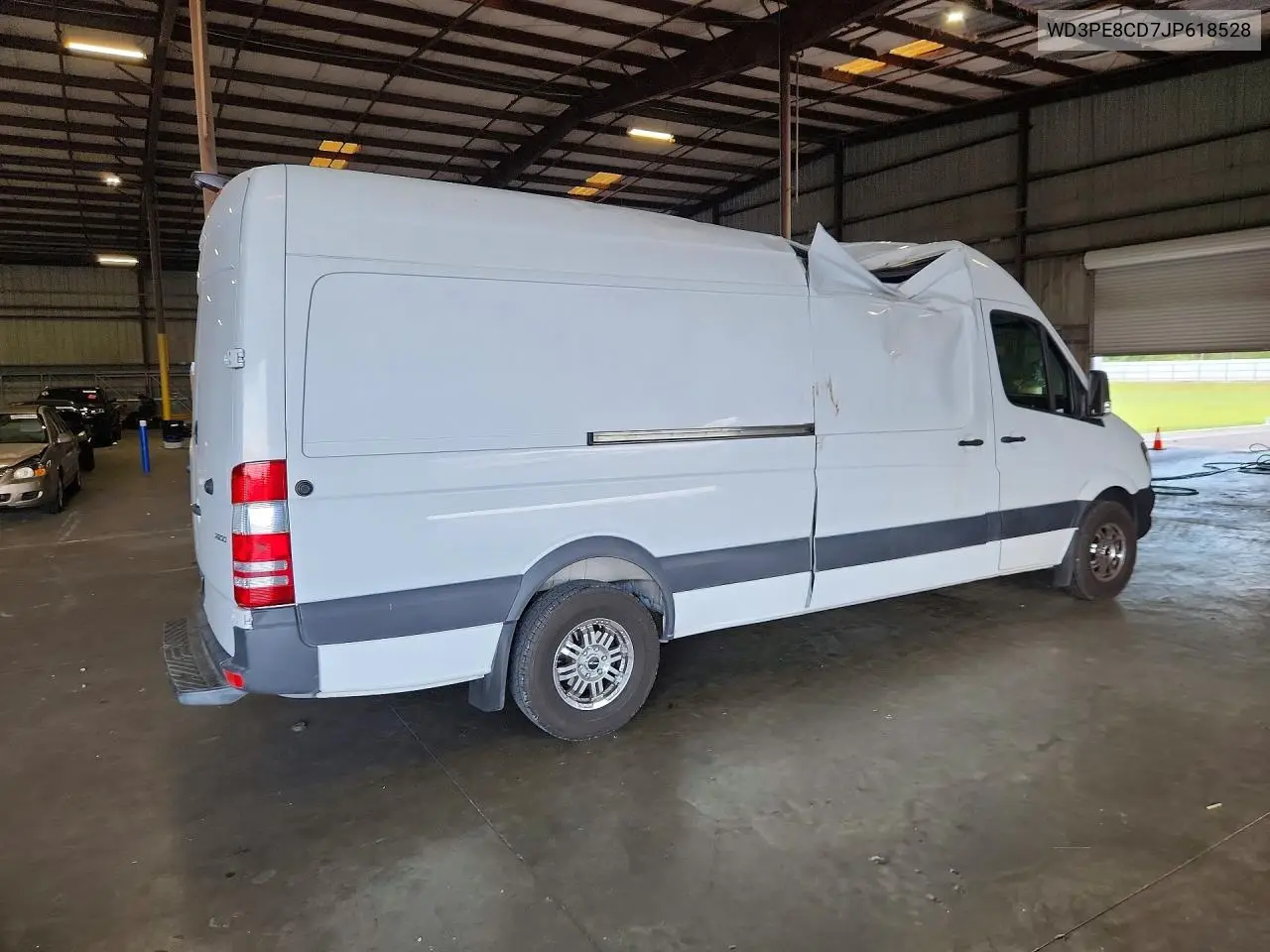 2018 Mercedes-Benz Sprinter 2500 Delivery Van VIN: WD3PE8CD7JP618528 Lot: 59602676
