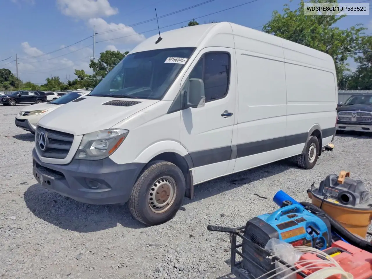 2018 Mercedes-Benz Sprinter 2500 Delivery Van VIN: WD3PE8CD1JP583520 Lot: 60198346
