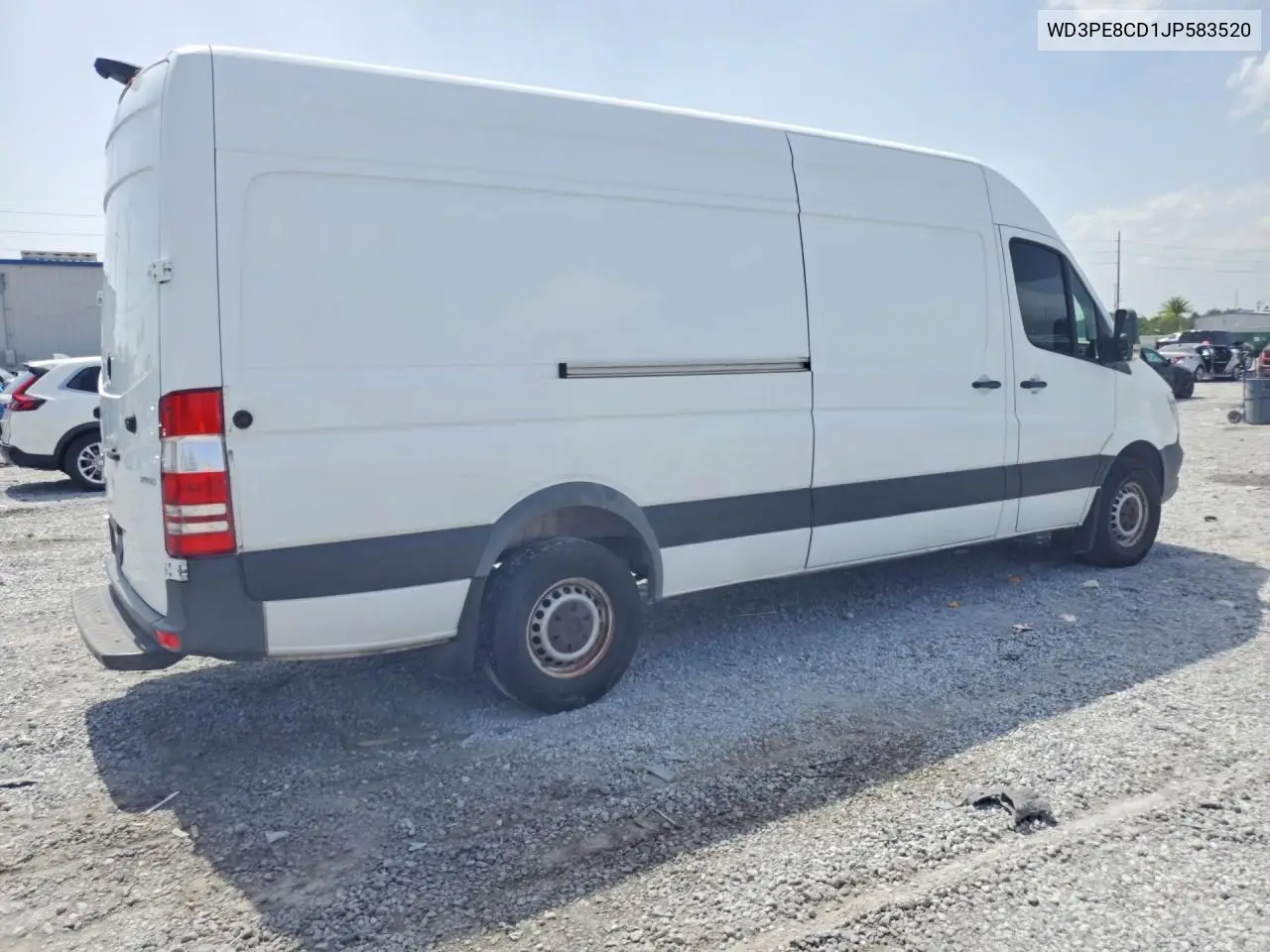 2018 Mercedes-Benz Sprinter 2500 Delivery Van VIN: WD3PE8CD1JP583520 Lot: 60198346
