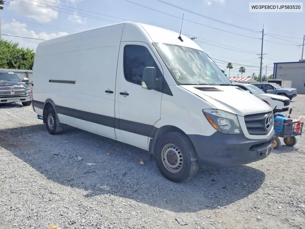 2018 Mercedes-Benz Sprinter 2500 Delivery Van VIN: WD3PE8CD1JP583520 Lot: 60198346