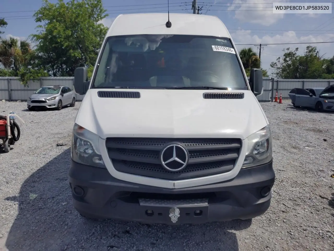 2018 Mercedes-Benz Sprinter 2500 Delivery Van VIN: WD3PE8CD1JP583520 Lot: 60198346