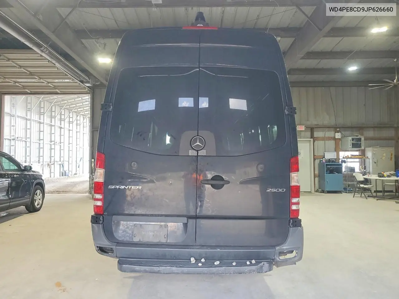 2018 Mercedes-Benz Sprinter 2500 VIN: WD4PE8CD9JP626660 Lot: 60230916