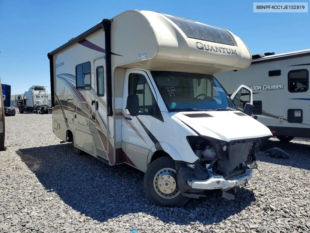2018 Mercedes-Benz Sprinter 3500 VIN: 8BNPF4CC1JE152819 Lot: 60279756